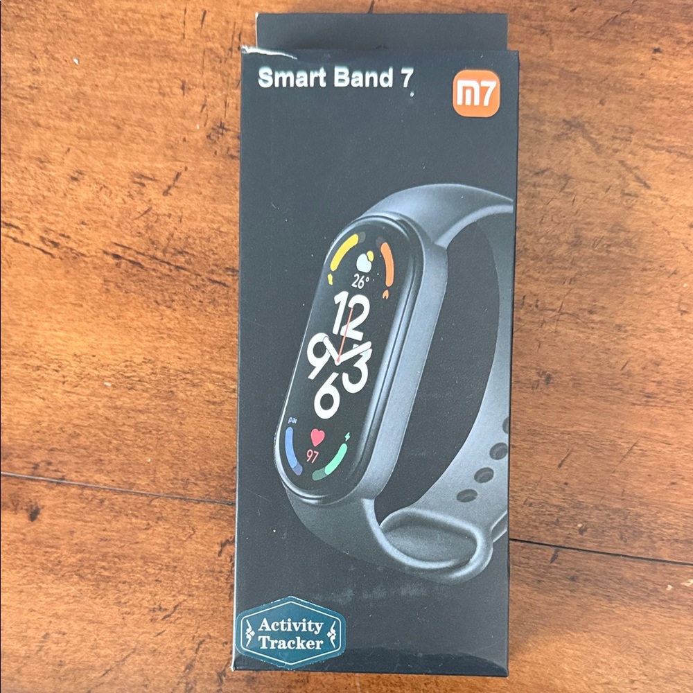 Black Fitness Tracker Wristband